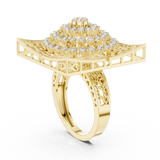 Ladies Ring 9#10043L - Yellow Gold - Image