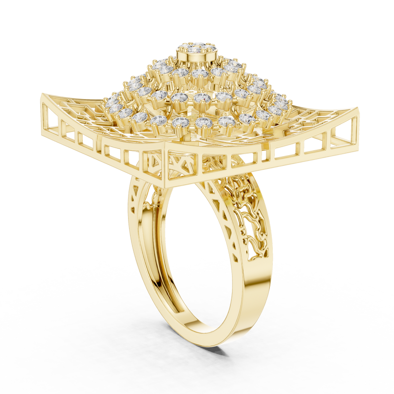 Ladies Ring 9#10043L - Yellow Gold - Image