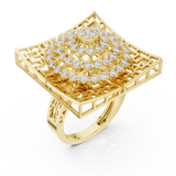 Ladies Ring 9#10043L - Yellow Gold - Image