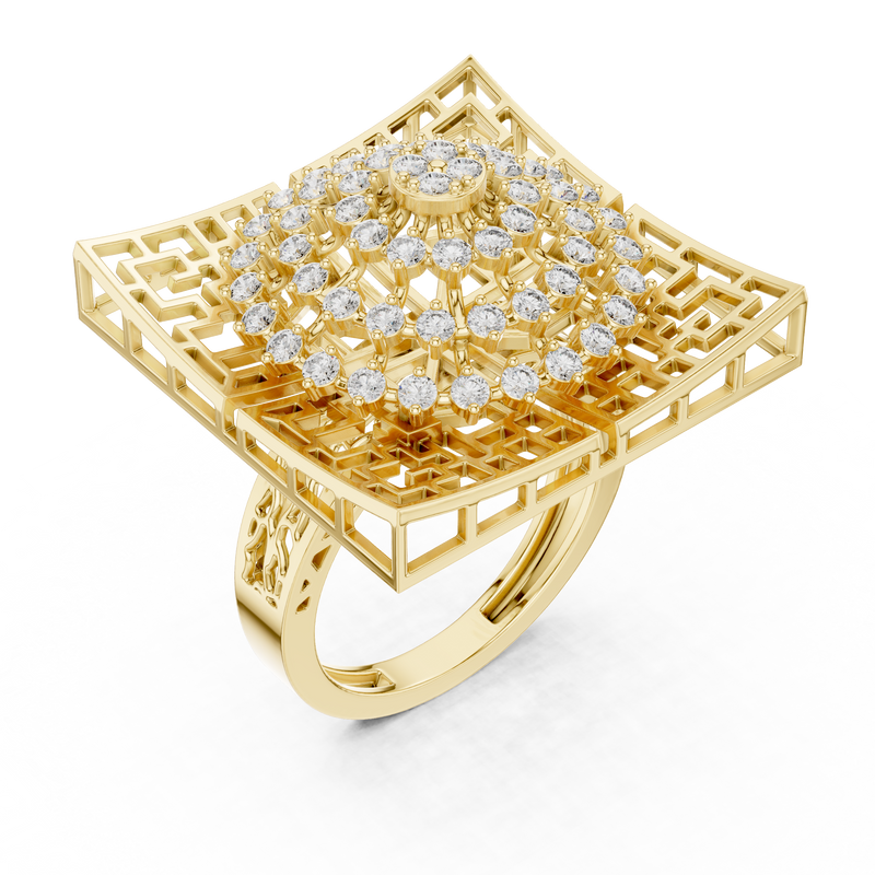 Ladies Ring 9#10043L - Yellow Gold - Image