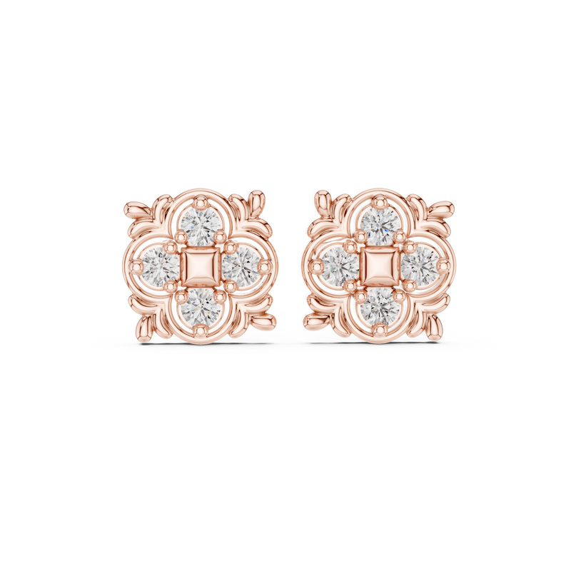 Earring 9#10044E - Rose Gold - Image