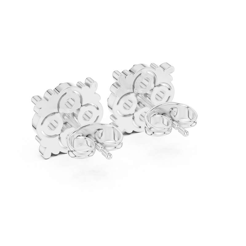 Earring 9#10044E - White Gold - Image