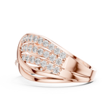 Ladies Ring 9#10044L@7 - Rose Gold - Image
