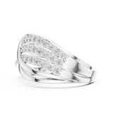 Ladies Ring 9#10044L@7 - White Gold - Image