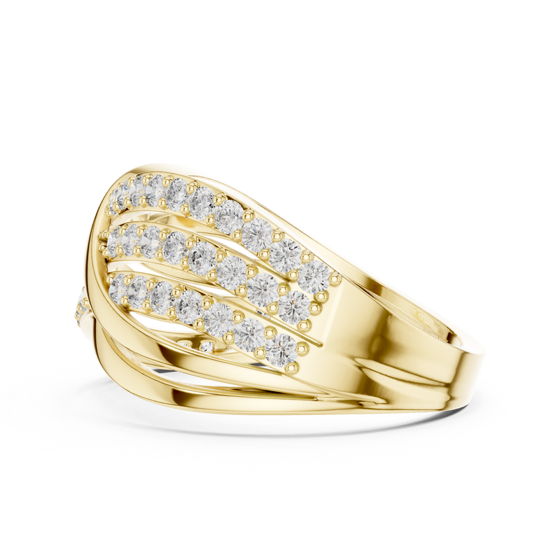 Ladies Ring 9#10044L@7 - Yellow Gold - Image