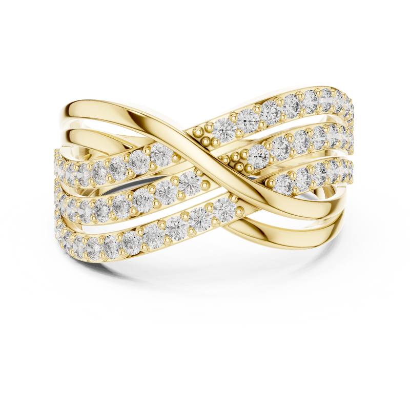 Ladies Ring 9#10044L@7 - Yellow Gold - Image