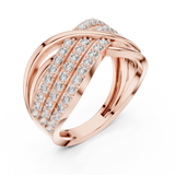 Ladies Ring 9#10044L@7 - Rose Gold - Image