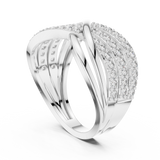 Ladies Ring 9#10044L@7 - White Gold - Image