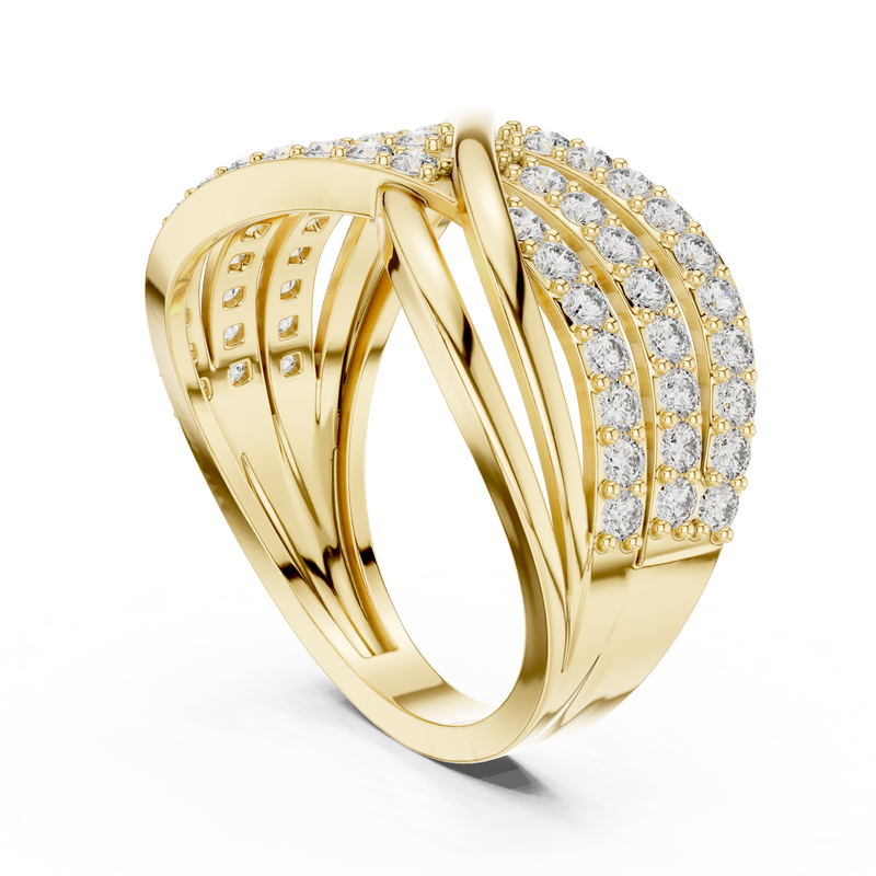 Ladies Ring 9#10044L@7 - Yellow Gold - Image
