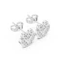 Earring 9#10045E - White Gold - Image