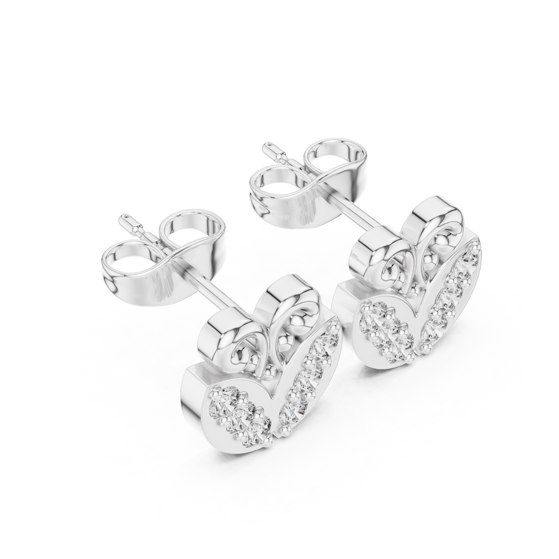 Earring 9#10045E - White Gold - Image