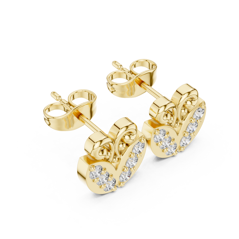 Earring 9#10045E - Yellow Gold - Image