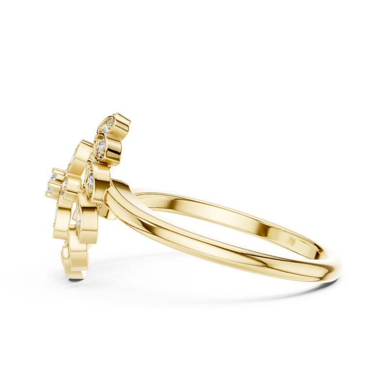 Ladies Ring 9#10045L@7 - Yellow Gold - Image