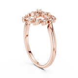 Ladies Ring 9#10045L@7 - Rose Gold - Image