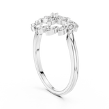 Ladies Ring 9#10045L@7 - White Gold - Image