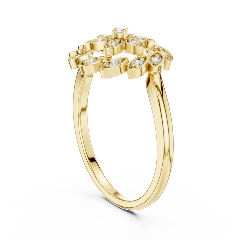 Ladies Ring 9#10045L@7 - Yellow Gold - Image