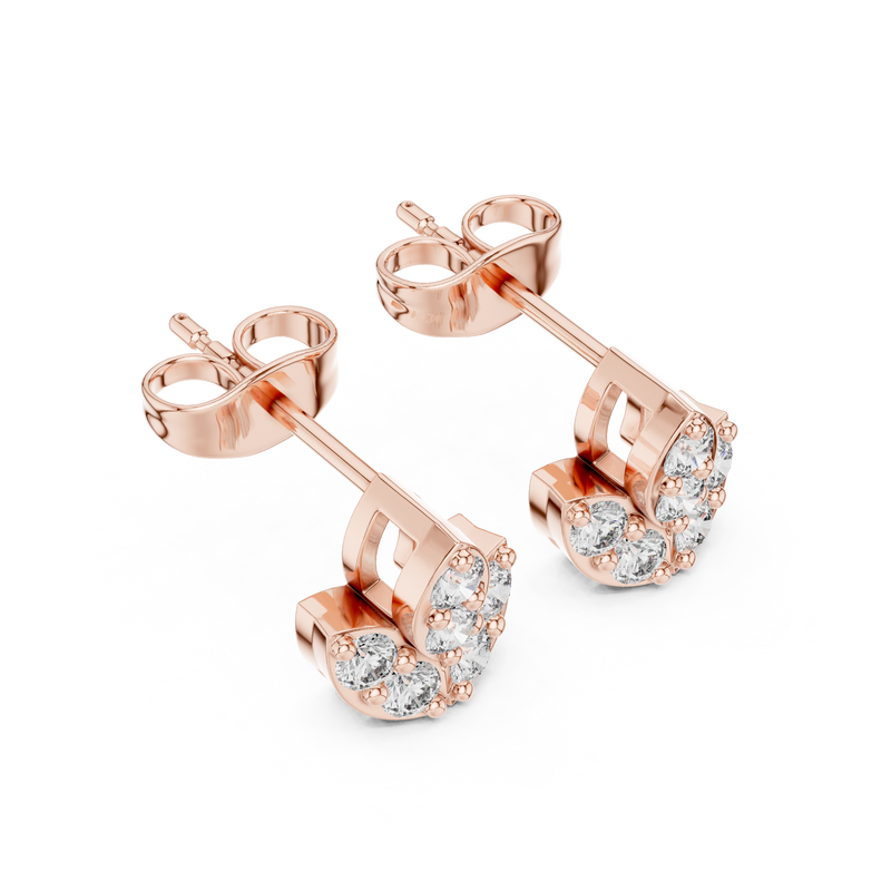 Earring 9#10046E@7 - Rose Gold - Image
