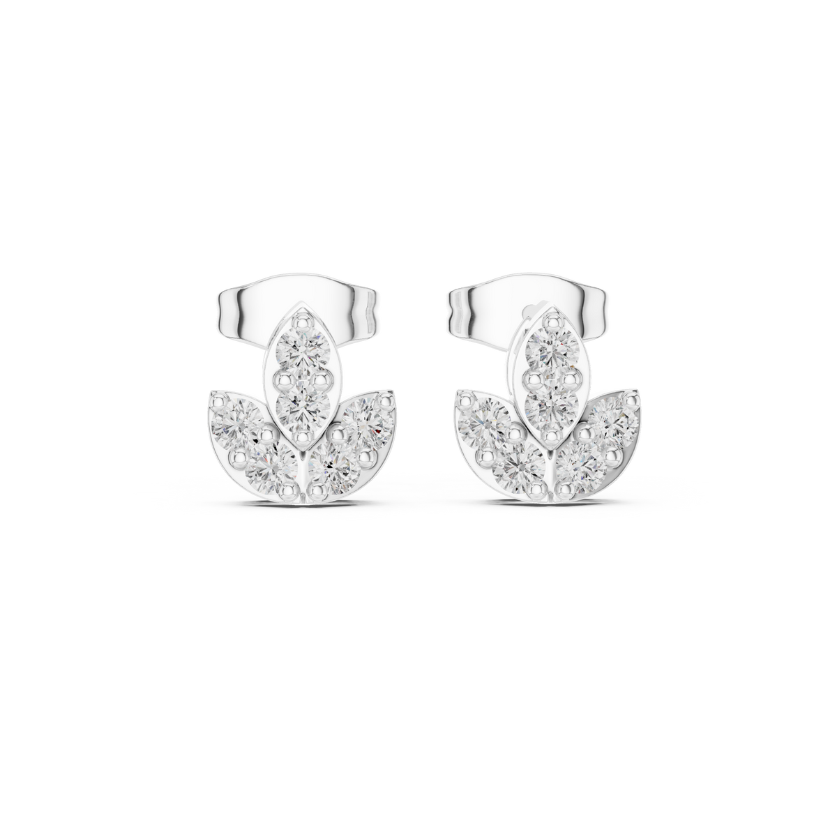 Earring 9#10046E@7 - White Gold - Image