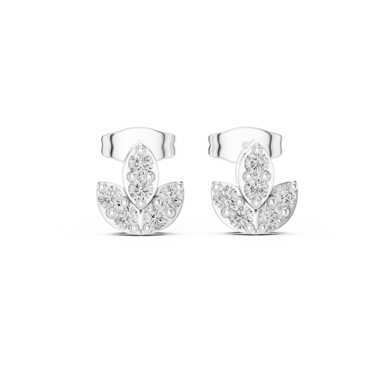 Earring 9#10046E@7 - White Gold - Image