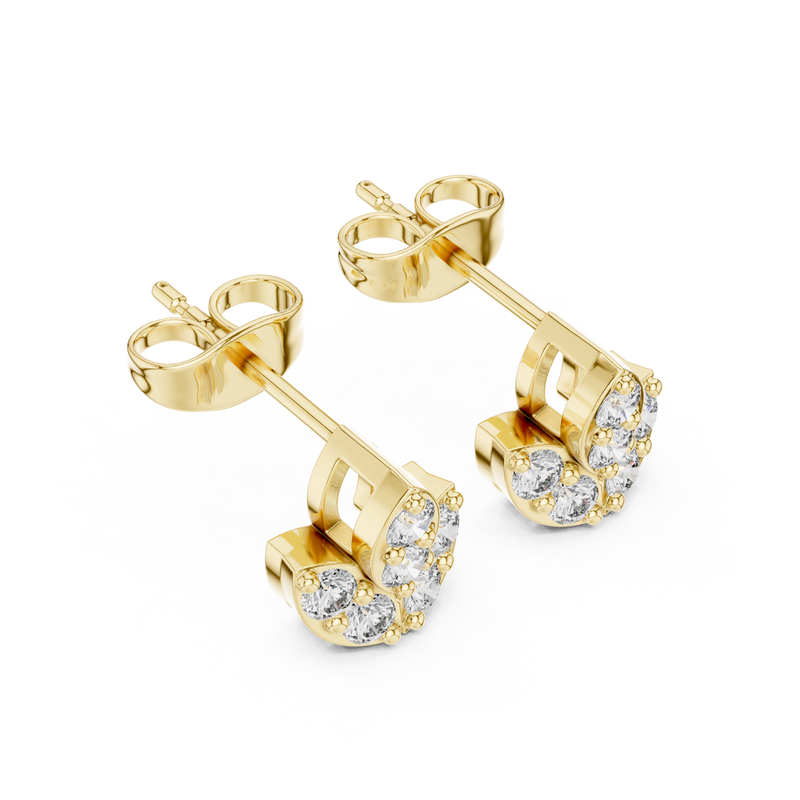 Earring 9#10046E@7 - Yellow Gold - Image