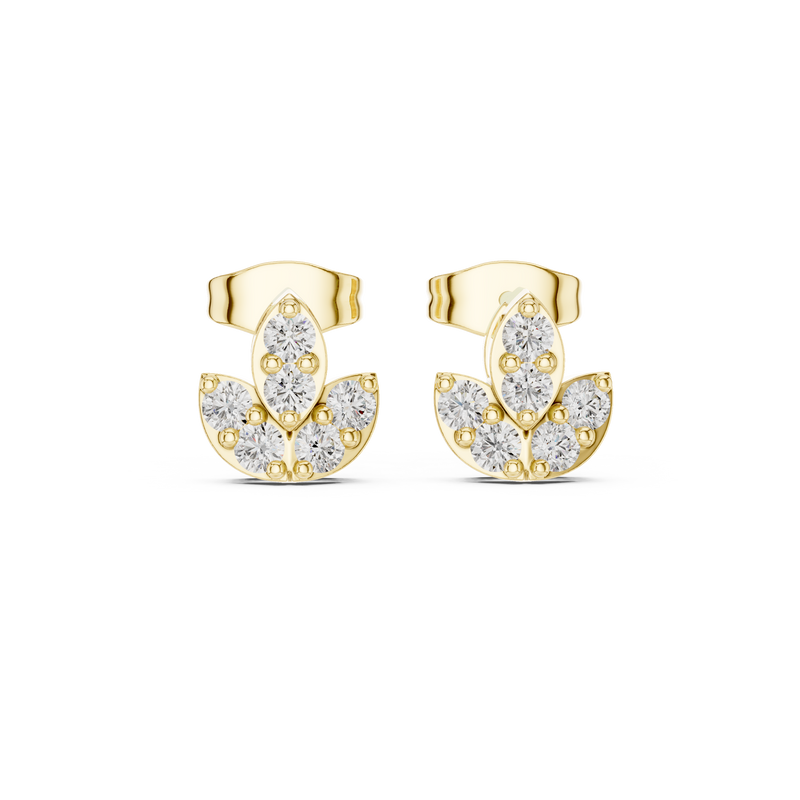 Earring 9#10046E@7 - Yellow Gold - Image