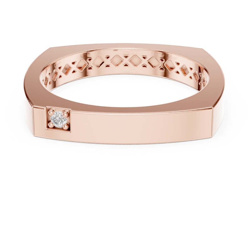 Ladies Ring 9#10046L@7 - Rose Gold - Image