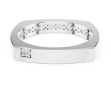 Ladies Ring 9#10046L@7 - White Gold - Image