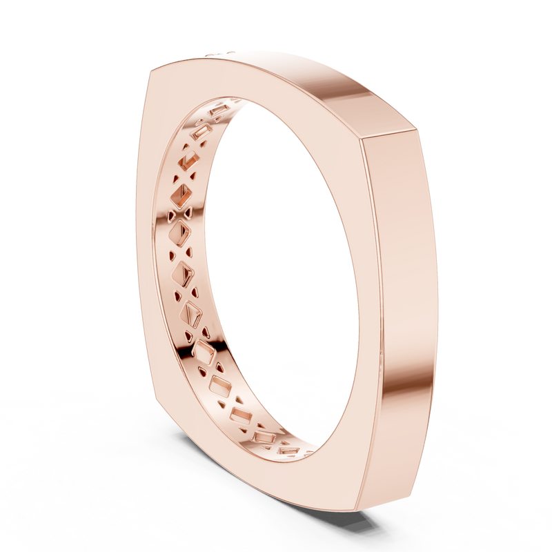 Ladies Ring 9#10046L@7 - Rose Gold - Image