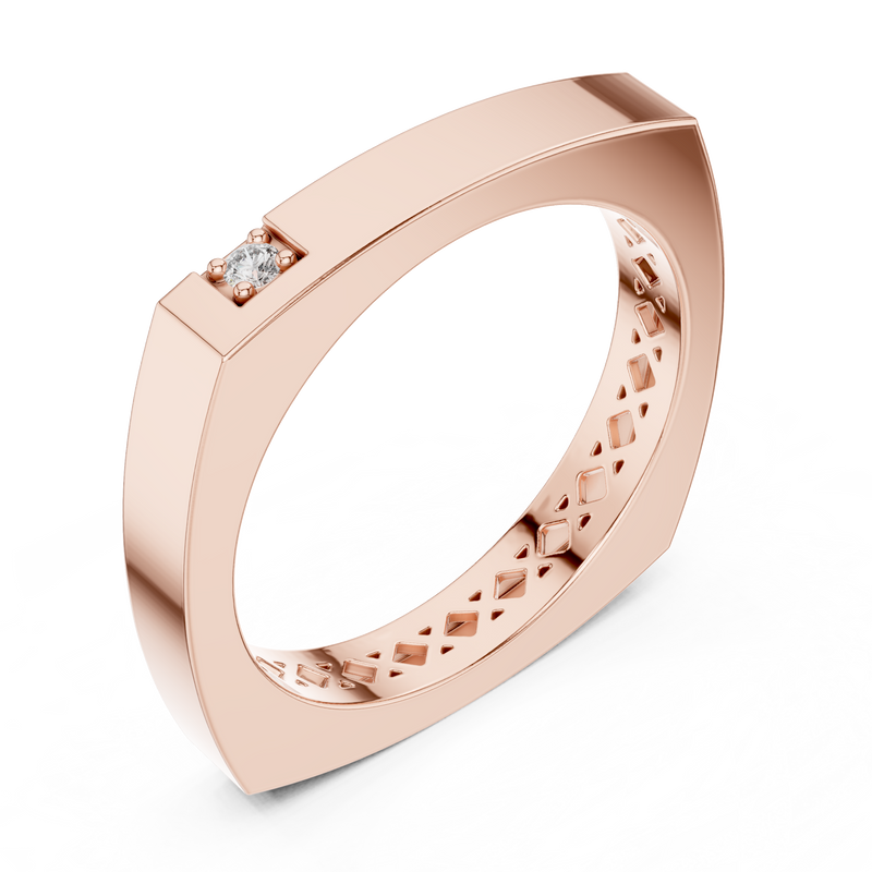 Ladies Ring 9#10046L@7 - Rose Gold - Image