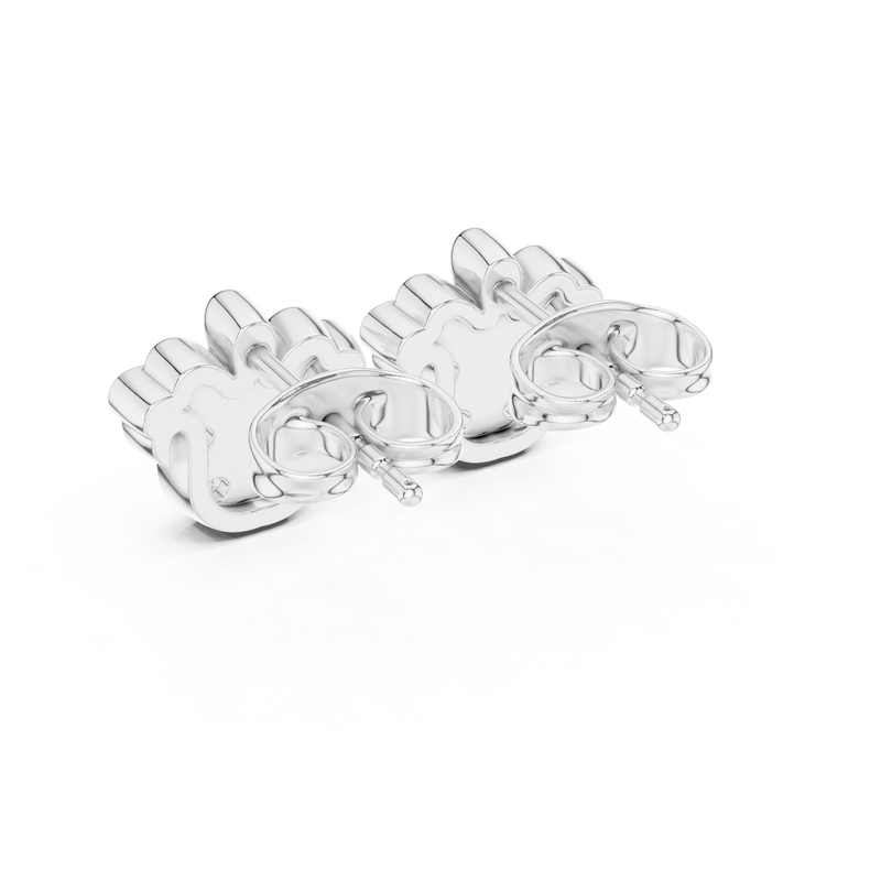 Earring 9#10047E - White Gold - Image