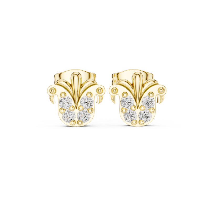 Earring 9#10047E - Yellow Gold - Image