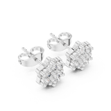 Earring 9#10048E - White Gold - Image