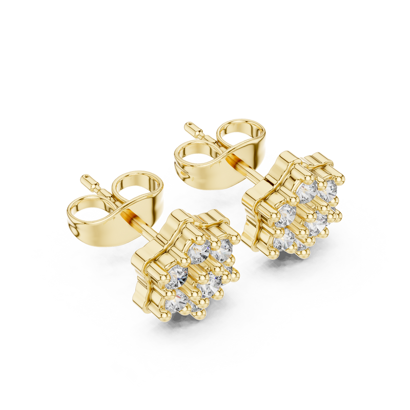 Earring 9#10048E - Yellow Gold - Image