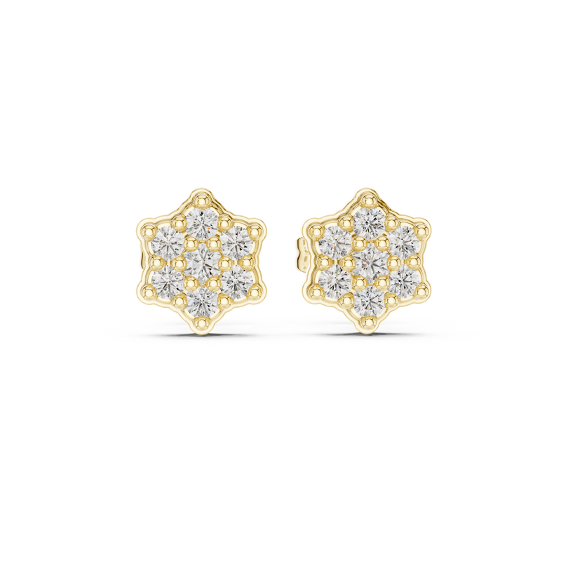 Earring 9#10048E - Yellow Gold - Image