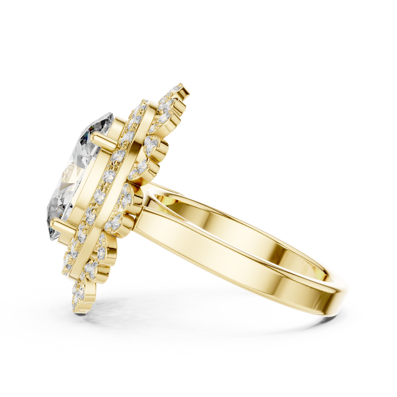 Ladies Ring 9#10048L@7 - Yellow Gold - Image