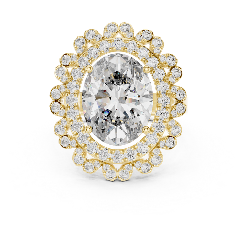 Ladies Ring 9#10048L@7 - Yellow Gold - Image