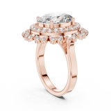 Ladies Ring 9#10048L@7 - Rose Gold - Image
