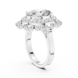 Ladies Ring 9#10048L@7 - White Gold - Image