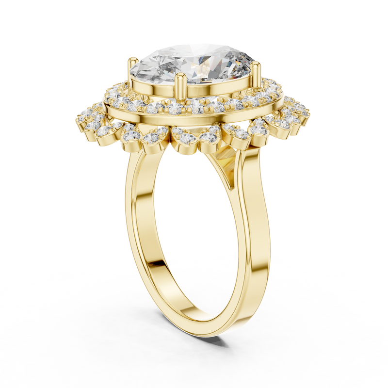 Ladies Ring 9#10048L@7 - Yellow Gold - Image