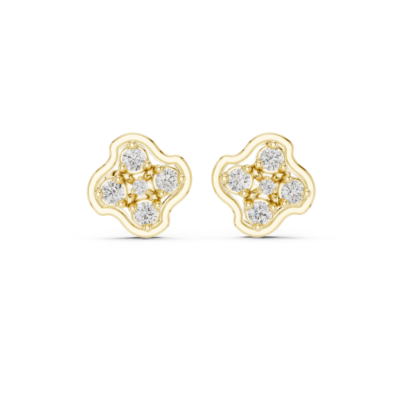 Earring 9#10049E@7 - Yellow Gold - Image