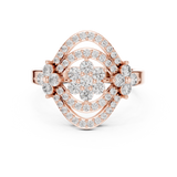 Ladies Ring 9#10049L - Rose Gold - Image