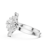 Ladies Ring 9#10049L - White Gold - Image