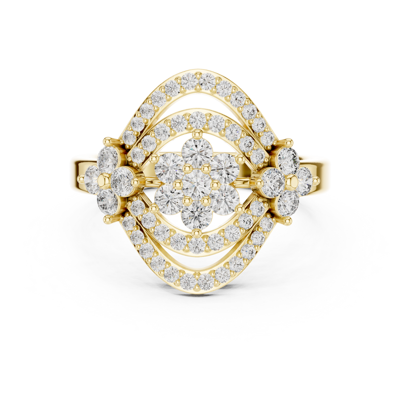 Ladies Ring 9#10049L - Yellow Gold - Image