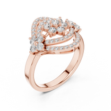 Ladies Ring 9#10049L - Rose Gold - Image