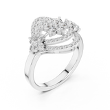 Ladies Ring 9#10049L - White Gold - Image
