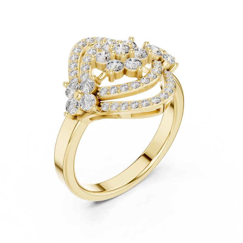 Ladies Ring 9#10049L - Yellow Gold - Image