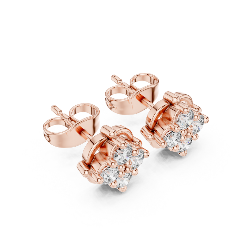 Earring 9#10050E@7 - Rose Gold - Image