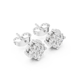 Earring 9#10050E@7 - White Gold - Image