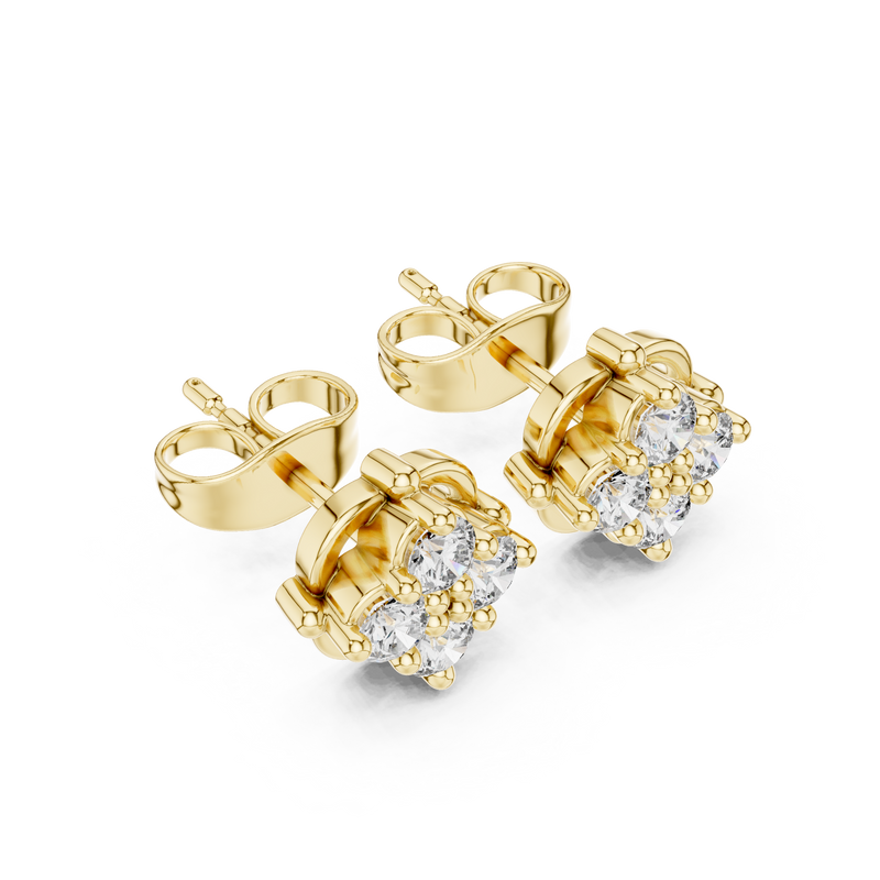 Earring 9#10050E@7 - Yellow Gold - Image
