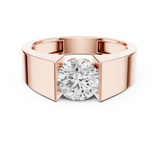 Ladies Ring 9#10050L@7 - Rose Gold - Image